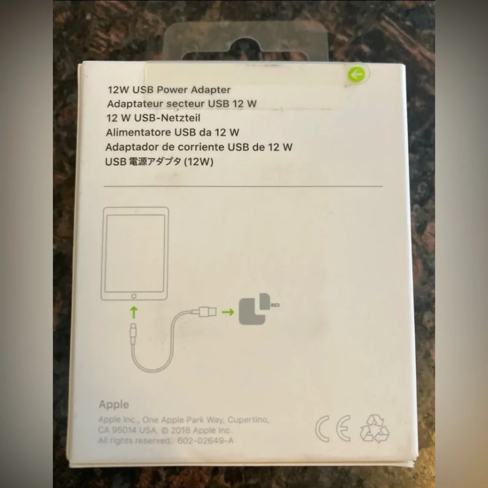 Apple USB 12W Power Adapter